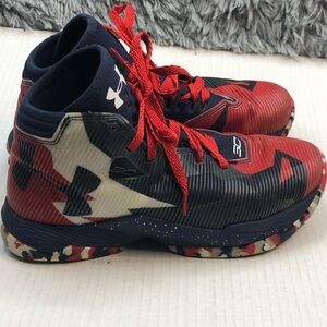 Under Armour Sneakers Boys 6Y Steph Curry USA Top Gun Basketball Shoes